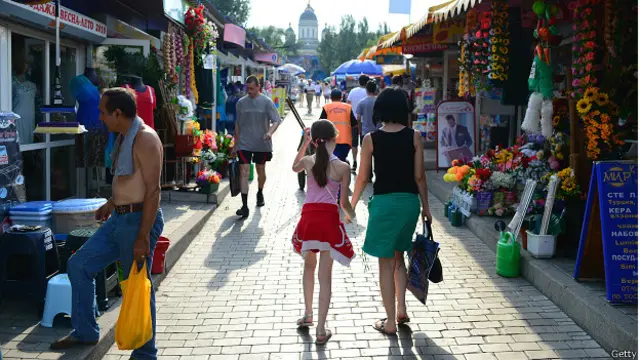 Рынок в Донецке, 2012г