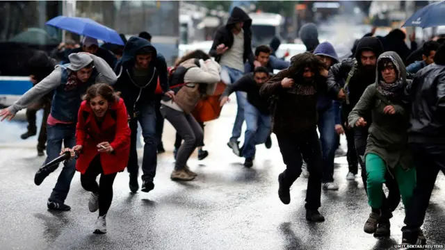 तस्वीरें, तुर्की, प्रदर्शन