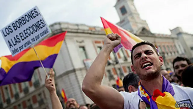 Protesto em Barcelona (Getty)