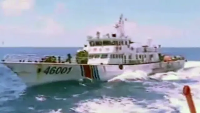 متنازع سمندری حدود میں چینی کوسٹ گارڈ کا ایک اور جہاز جس کی تصویر ویت نامی جہاز نے بنائی