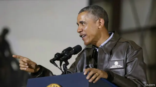 Барак Обама на военной базе