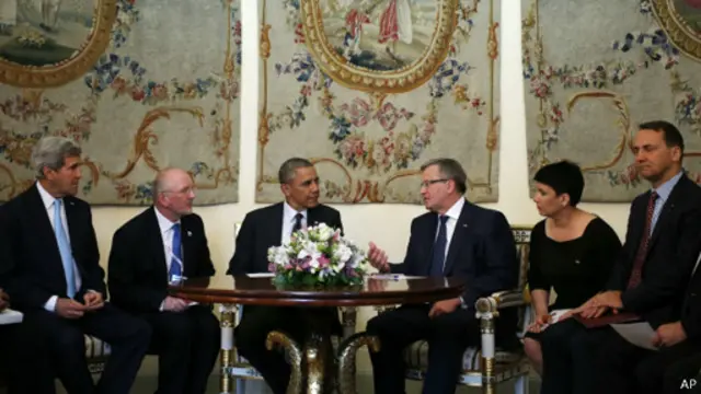 اوکراین محور اصلی مذاکرات اوباما و مقامات لهستانی را تشکیل می‌دهد