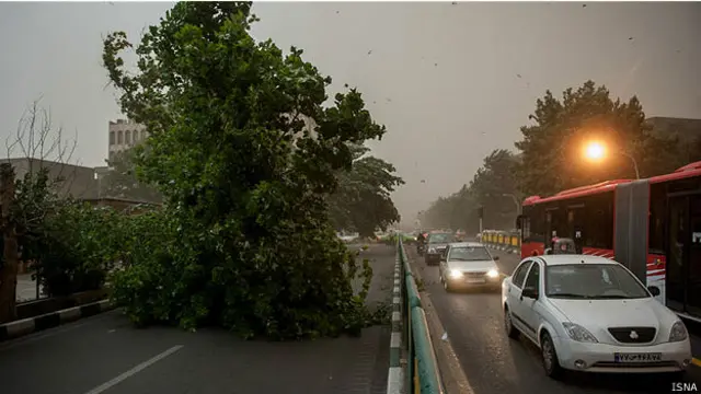 توفان در تهران