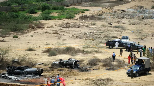 جنگی طیارے کے بارے میں کہا گیا ہے وہ ایک ’چھوٹا‘ جنگی جہاز تھا لیکن مزید تفصیلات نہیں بتائی گئیں۔