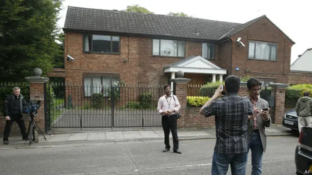 ब्रिटेन में अल्ताफ हुसैन का घर