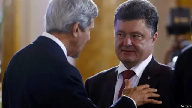 Порошенко и Керри