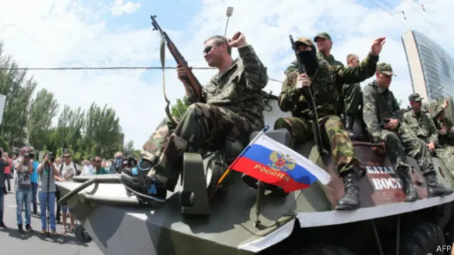 Militan pro-Rusia di Ukraina