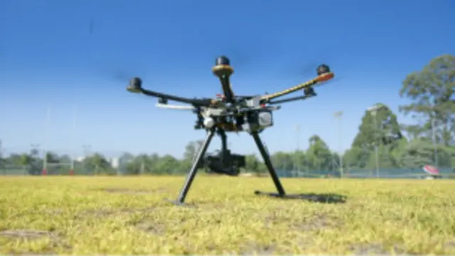 O Hexacopter, um drone que faz imagens aéras, é capaz de registrar ângulos pouco vistos