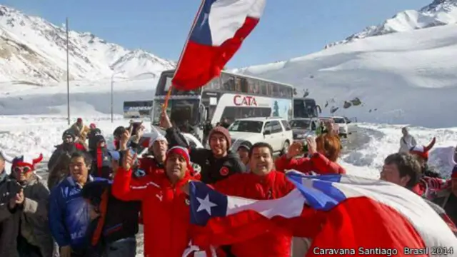 "Caravana Santiago Brasil 2014"