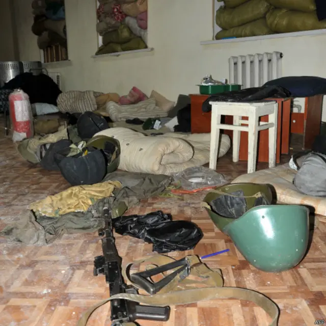 после боев в Луганске