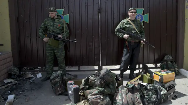 после боев в Луганске