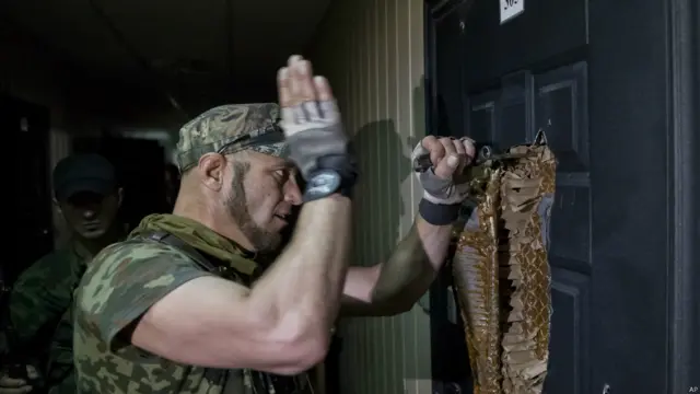 после боев в Луганске