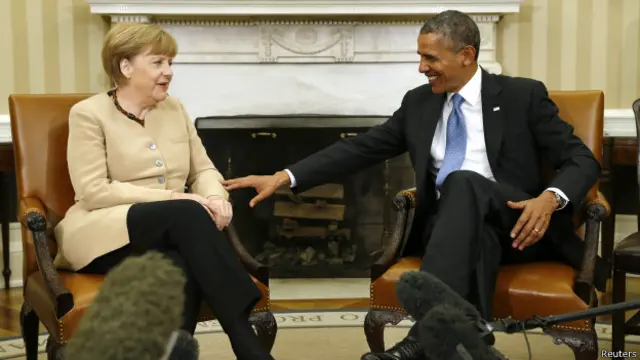 Меркель и Обама в Брюсселе