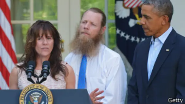 Padres del soldado liberado