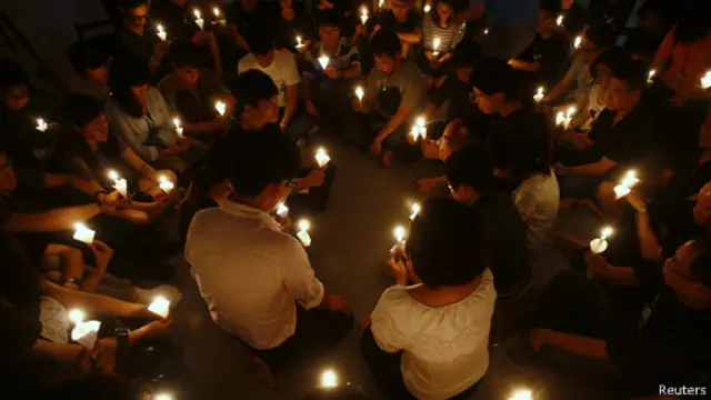 Vigilia por caídos en Tiananmen