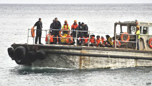 දේශපාලන රැකවරණය පතා ඔස්ට්‍රේලියාවට පැමිණෙන්නන්ගේ සංඛ්‍යාවේ අඩුවක්