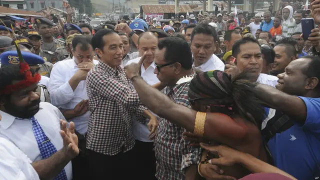 Joko Widodo di Papua