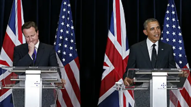 Cameron y Obama