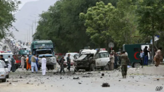 अफ़ग़ानिस्तान पुलिस मुख्यालय पर हमला