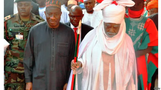 Mr Jonathan yana yawan ziyartar tsohon Sarkin Kano.