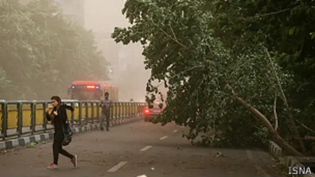 توفان در تهران