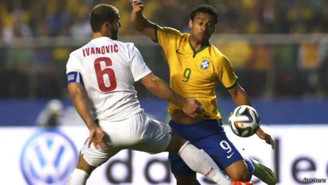 Fred marcou gol do Brasil