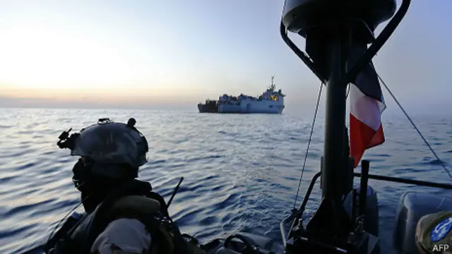 Vigilancia por piratas en Somalia