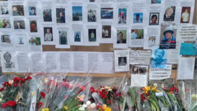 基辅独立广场上