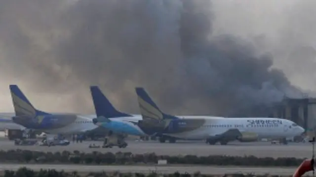 حکام نے تقریباً پانچ گھنٹوں کی کارروائی کے بعد کراچی ایئرپورٹ کو کلیئر کر دیا جبکہ حکام کے مطابق حملے میں ہوائی اڈے پر کھڑے جہازوں کو نقصان نہیں پہنچا