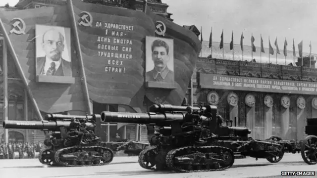 1947年莫斯科的阅兵式