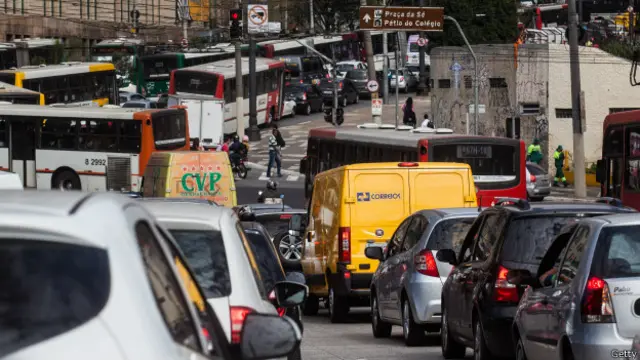 Пробка в Сан-Паулу