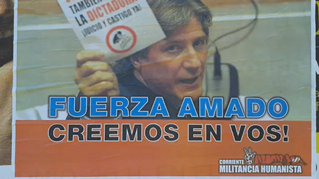 Afiche de Amado Boudou