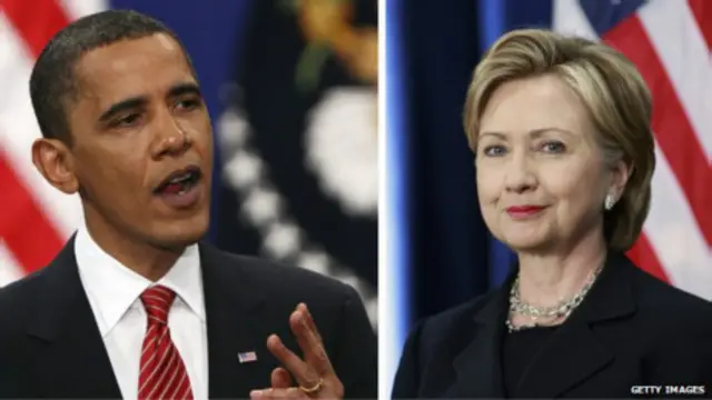 奥巴马和希拉里