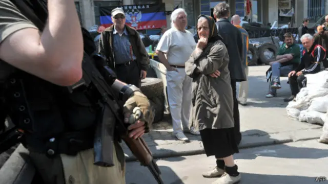 На улицах Краматорска