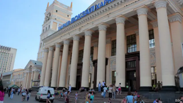 Железнодорожный вокзал в Харькове