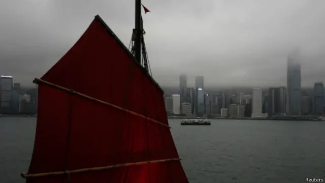 香港维多利亚港湾(03/04/2014)