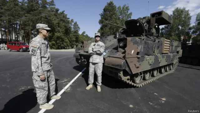 Американские войска на учениях Sabre Strike
