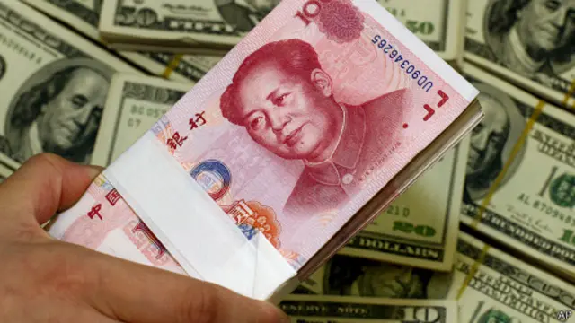 юани и доллары