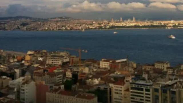 眺望伊斯坦布尔全景