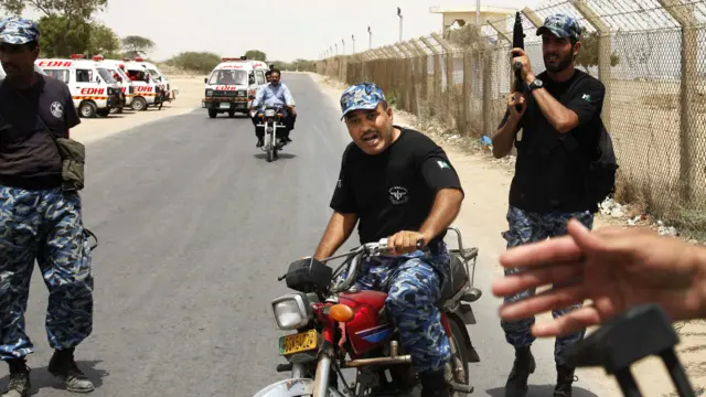 पाकिस्तान, कराची, हवाई अड्डे के समीप, एयरपोर्ट सिक्योरिटी फोर्स के प्रशिक्षण केंद्र