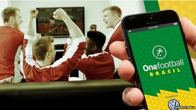 La compañía Onefootball espera que millones de fanáticos bajen su aplicación.