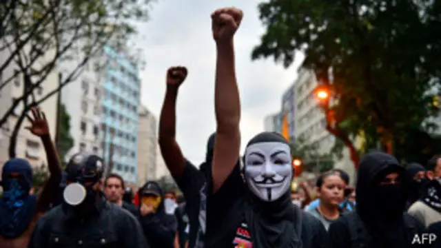 Protesto no Rio (AFP)