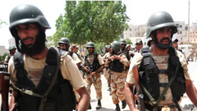 Fuerzas de seguridad paquistaníes