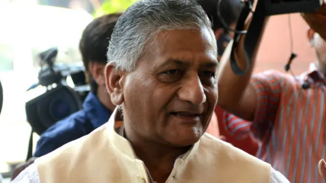 وی کے سنگھ نے فوج کے بعد سیاست میں قدم رکھا ہے