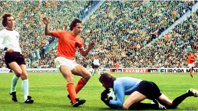 Johan Cruyff tentou mas não conseguiu ganhar o Mundial de 1974