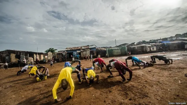 Yoga in Sierra Leone. Tommy Trenchard