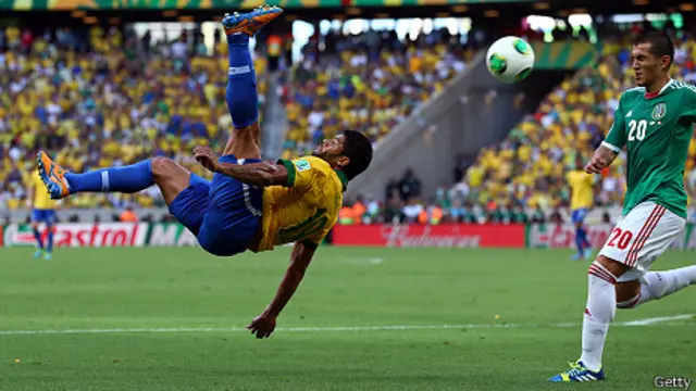 Brasil vs. México en la Copa Confederaciones 2013