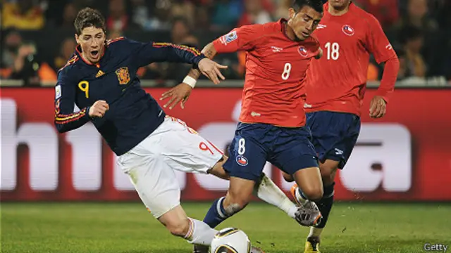 España vs. Chile en Sudáfrica 2010