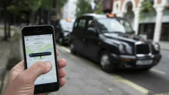 Приложение компании Uber