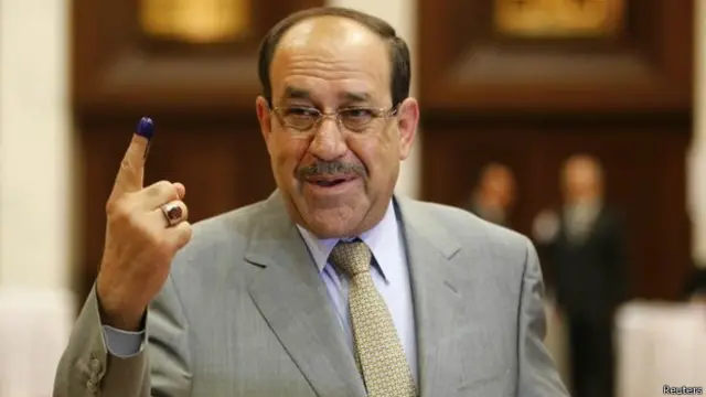 Nuri al Maliki tras votar
